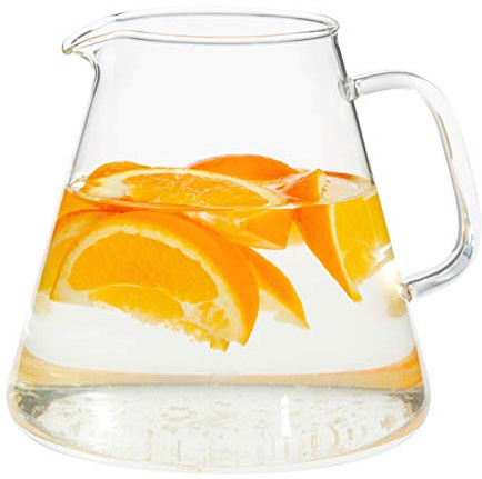 Trendglas Jena Glaskanne / Saftkrug / Wasserkrug BARI aus Borosilikatglas, 1,3 L