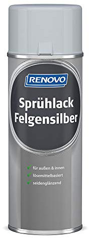 RENOVO Sprühlack Felgensilber 400ml