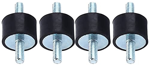4PCS M4 15 * 10 Gummi-Stoßdämpferhalterungen, Antivibrations-Silentblock, Anti-Stoßdämpfer-Schwingungsdämpfer, Für Wasserpumpen, Luftkompressoren
