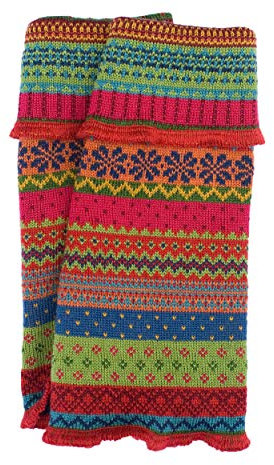 Invero, Merino Armstulpen Bo, 100% Wolle (Knall-bunt)