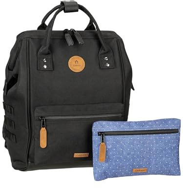 Cabaia Berlin Medium 23L Schwarz, Reiserucksack, Größe 23l - Farbe Black
