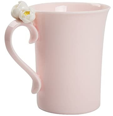 CRAGCO Tazze per tazze Tazza 200ML Tazza di ceramica carina e creativa Tazza da caffè Tazza da caffè rosa Tazza da latte fatta a mano Tazza di caffè