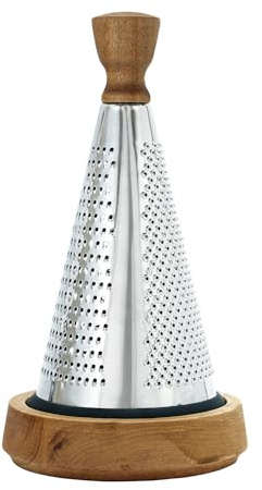 Râpe conique de cuisine avec base, râpe multifonction pour fromage, épices, légumes, râpe à fromage verticale (1 pièce)