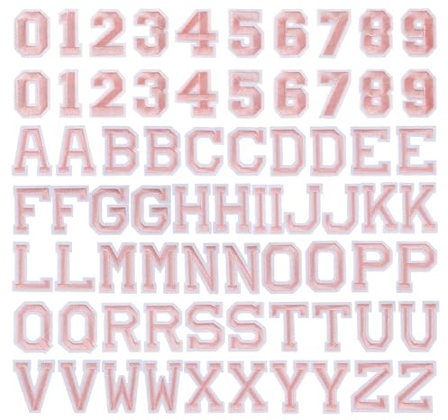 72 Stück Alphanumerische Stickerei-Stoffflicken, Stickflicken Zum Aufbügeln, Alphabet-Aufbügelflicken A-Z, Alphabet-Nähflicken, Buchstaben Und Zahlen Zum Aufbügeln