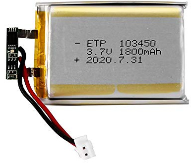 yasoe 103450 3.7V 1800Mah Batterie Rechargeable Au Lithium Polymère Lipo pour Mp3 GPS Navigation GPS DVD Enregistreur Casque E-Book Caméra