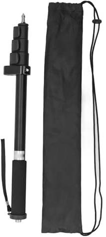 Asta di Centraggio Telescopica 1, 5 Metri, Portatile, Professionale, per Mappatura, Monopiede, in Lega di Alluminio, GPS RTK
