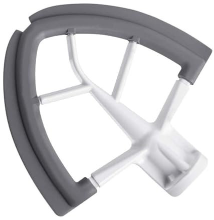 Remplacement du batteur Flex Edge, pelle à batteur Quart | Pelle de rechange plate pour batteur | Pelle à batteur Quart, grattoir de bol avec bords en silicone pour cuisine