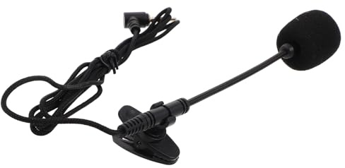 MAGICLULU Tragbares Instrumenten Mikrofon Metall mit Verlängerter Kragenklammer Lavalier Mikrofon für Erhu und Bühne mit Verstärker