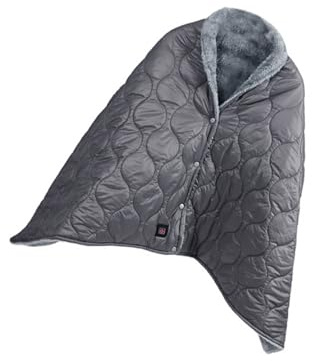 BELOWSYALER Backpacking Coperta Riscaldata USB Run 160x70cm 3 Temperature Modificabili Densa Acqua Flessibile Piano Immunitario USB Propulsiva Coperta Elettrica In Fibra Sintetica