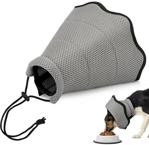 Imbuto di protezione per cani, collare morbido regolabile, alternativa – Attrezzatura protettiva e comoda per la cura delle ferite degli animali domestici, per casa, dormitorio, camera da