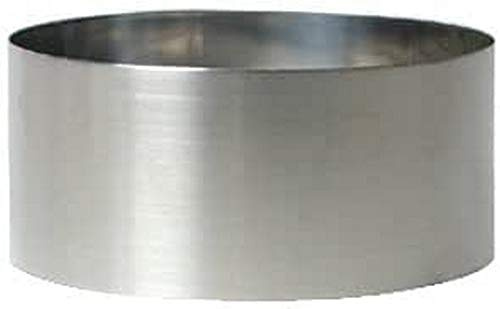 de Buyer 3989.48K Lot 2 Cercles INOX Hauteur 4,5 cm Diamètre 8 cm