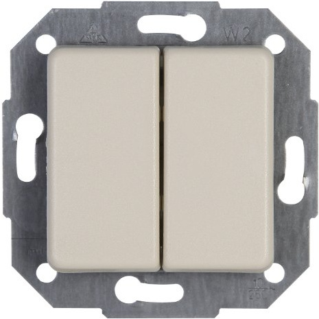 Kopp Europa Wechsel-Wechsel-Schalter creme-weiß 613301077