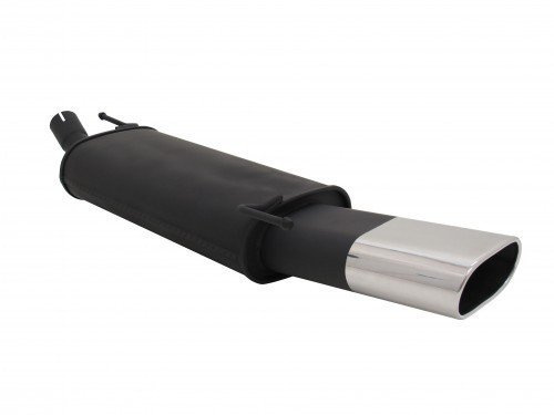 Novus Endschalldämpfer 135 x 75 mm Oval Stahl für Golf III-1HXO/1EXO, Golf...