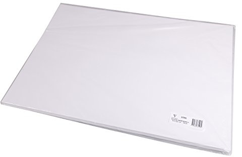 Clairefontaine 37293C Skizzenpapier (160 g, DIN A1, 59,4 x 84,1 cm, 100 Blatt, ideal für Künstler oder die Schule) weiß