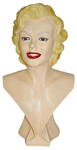 Dekofigur Schauspielerin Sängerin Fotomodell Büste Marilyn Monroe Deko Figur H 49cm
