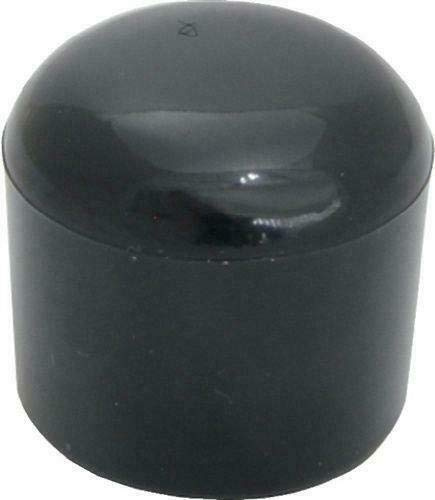Rohrstopfen Lamellenstopfen Rohrkappe Rundstopfen Rohrabdeckung rund Endkappe Schutzkappen Fußkappen Kunststoff Rohraußen schwarz Rundrohr PVC (49-51 mm)