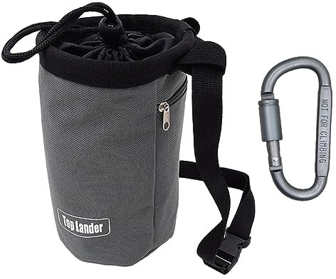 Magnesia Puderbeutel – Wasserdichter Kletterkreidesack | Multifunktionaler flexibler Anti-Rutsch-Boulder-Kreidebeutel Zylinder Klettern Pulver Tasche für Gymnastik Bouldern Piomoner
