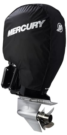 Mercury Tow N Stow Outboard Cover for 225-400hp Verado Engines, Black
