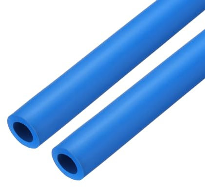QUARKZMAN 2 Stück 2m/6,6ft Rohrisolierungsschlauch 18mm ID 30mm OD Schaumstoffschlauch für Griffunterstützung, blau