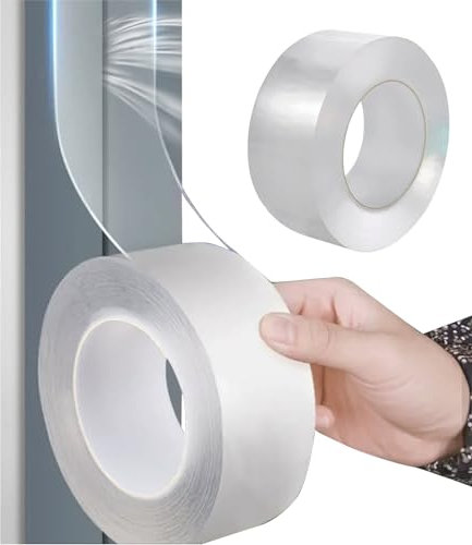 Huakaile Window Weather Sealing Tape 2IN x 66FT, Weatherproofing Draft Insulation Tape Stopper, Removable Window Sill Protector, Door Window Sealer for Winter Block Cold Air (1 Roll)