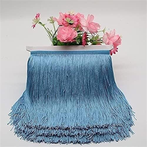 Fransenbesatz, Lametta-Fransenbesatz, Quastenfransenbesatz, lang, 10/15/20/30 cm, Spitzenbesatz, Quastenfransen, DIY, lateinamerikanisches Kleid, Bühnenkleidun