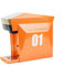 HAILASRE Machine à Expresso Multifonctionnelle 3 en 1, 19 Bar, pour Capsules Nespresso Original/L'OR/Dolce Gusto/Café Moulu (Orange)