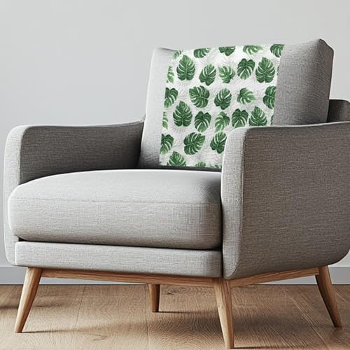 NETILGEN Kopfstützenbezug für Liegestuhl, Kopfstützenbezug, Sofaschonbezug, Kopfschutz, Möbelschutz, Grün