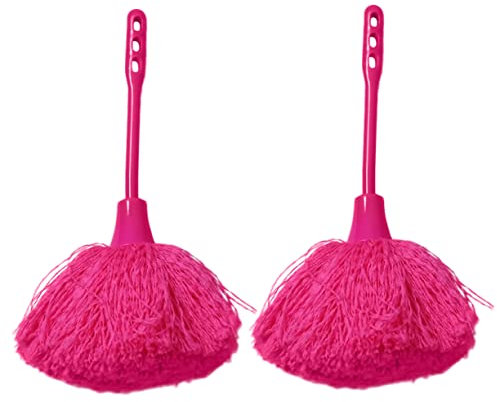 Ipetboom 2piezas Plumero Electrostático De Mano Hogar Herramienta De Limpieza De Polvo Plumas Pequeñas Plumero Portátil Para Muebles y Coche Limpiador De Polvo