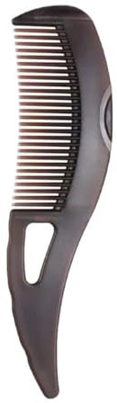 Peigne anti-pelliculaire pour cuir chevelu et psoriasis - Peigne à dents creuses - Peigne à dents fines en acier inoxydable - Peigne de nettoyage du cuir chevelu pour homme et femme (1 pièce)