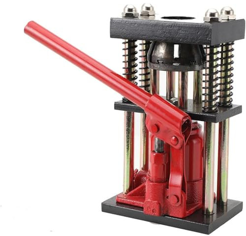 OZBME Crimpatrice per Tubi Idraulici, cricchetto Manuale a Bottiglia da 6 tonnellate, per pressatura di Tubi in PVC da 13-20 mm, Rosso (Rosso 1)