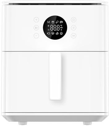 Xiaomi Air Fryer 6.5L White EU | 40-210°C breiter Temperaturbereich; Online-Rezepte; 7 Modi; Metall-Innenraum; spülmaschinenfest