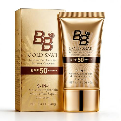 Bb GetöNte Tagescreme Spf 50 (40 G) – 9-In-1 Tagespflege Mit Sonnenschutz,Feuchtigkeit & EbenmäßIgem Teint,Naturfarbe