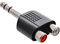 InLine 20262 Adattatore Audio con Spina Jack, Nero