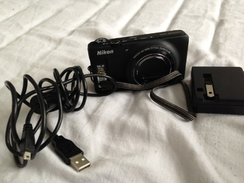 Nikon Coolpix S9200 Digital Camera 16 Megapixels 18x Optical Zoom 7.5 cm (3 Inch) Display Image Stabilised Black