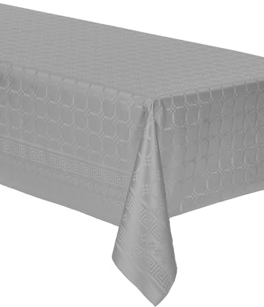 Generique - Nappe en Rouleau Papier damassé Gris