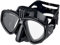 SEAC One Pro Maschera da Sub con Supporto per Videocamera Gopro per Immersioni Subacquee e Snorkeling Unisex Adulto Nero Taglia Unica
