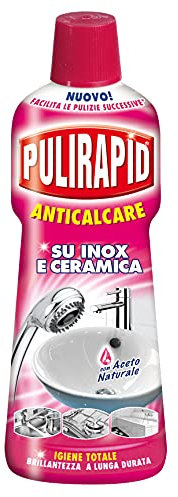 Set 8 PULIRAPID Anticalcare Aceto 500 ml Detergenti Casa