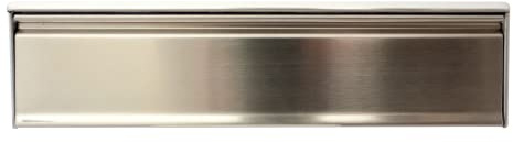UAP 12 Inch All Stainless Steel Door Letterbox - Nanocoast, Will Not Rust or Corrode - Secure Letter Box, Anti Vandal, Anti Burglar, for 40-80mm Composite and Wooden Doors (Satin Stainless Steel)