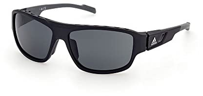 ADIDAS SPORT Herren Sp0045 Sonnenbrille, Mattes Schwarz, 61/15/130