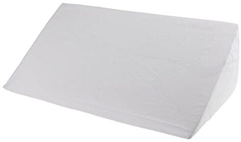 Keilspeicher Schwamm Kissen Kissen Säure Reflux Schaumbett Keilkissen Bein Elevation Back lumbäre Unterstützung Kissen Dreieck Bettwäsche Dreieckskissen 346 (Color : WH, Size : 50x25x15cm)
