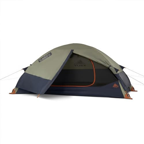 Kelty Late Start 1P Backpacking Tent – Lightweight Solo Camping Tent Shelter with Quickcorners, Aluminum Poles, Waterproof Poly Fly, Updated for 2024 (1 Person)