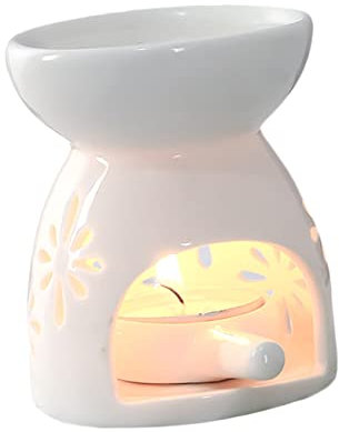 GRIRIW 1Stk Platte Räuchergefäß küche Kitchen Keramischer Aromatherapie-Brenner Teelichter duftstäbchen Diffusor Kerze Aromatherapie Räuchergefäß Weihrauchhalter Mode Keramik