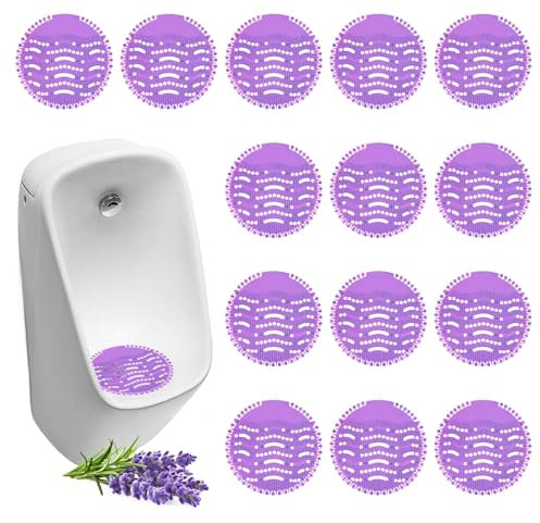 Ecrans Pour Urinoir, 16 Pièces Desodorisant Urinoir, Filtre D'urinoir, Pastilles Urinoir, Tapis d'Urinoir Désodorisant pour Urinoir pour Toilettes Hôtels