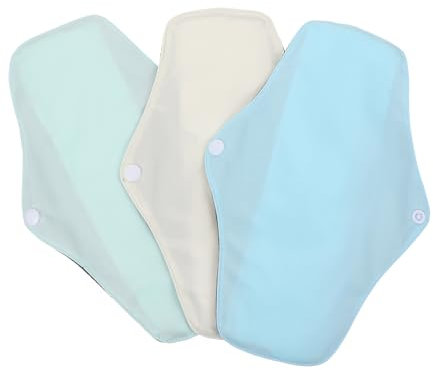 MAGICLULU 3stücke Damenbinden Wiederverwendbar Slipeinlagen Für Menstruationsbinden Waschbare Damenbinden Atmungsaktiv Und Hautverträglich
