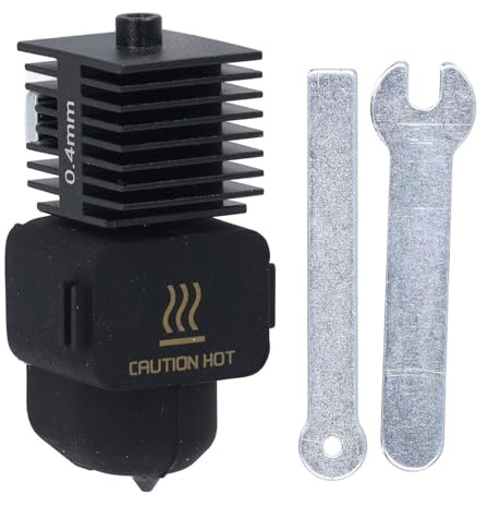 Xiuganpo Hotend Labs Hotend A1 A1 Mini Assemblage, Kit de Buse Amovible en Acier trempé Hotend pour Imprimante 3D, Remplacement de L'extrudeuse Hotend à Buse de 1,75 Mm / 0,07 (0,4