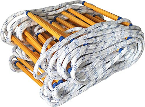 PNAJFUEL Strickleiter,Sicherheitsleiter,Rettungsleiter Notfallleiter Strickleiter/20M/65.6Ft