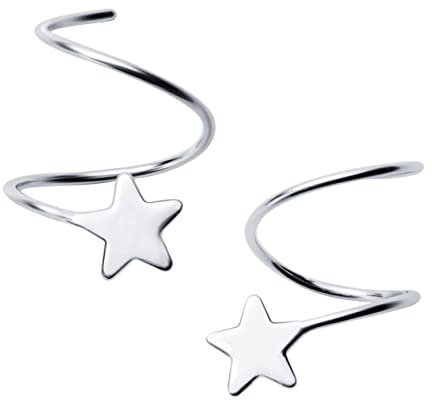 SOIMISS Stern Ohrringe Sterling Silber Für Damen Ohrclips Mädchen Ohrringe Für Alltag Geburtstag Jubiläum Karneval Souvenir Tragen
