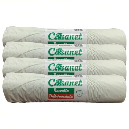 Sicignano | 40 Sacchetti Immondizia 140 Litri 90x120 cm Ecologici Biodegradabili, Compostabili, in Mater-B, Sacchi Spazzatura Umido Indifferenziata Rifiuti Organici