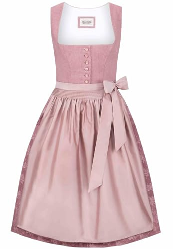 Hemvägg Dirndl Carlotta, Dämpad rosa, 36