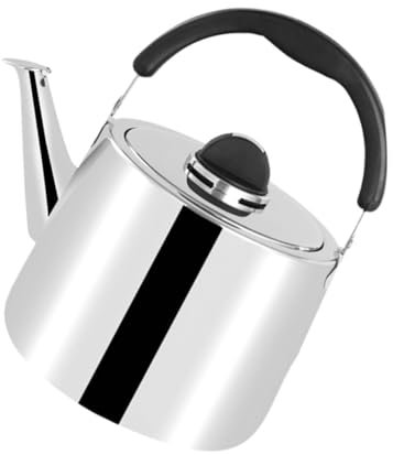 Zerodeko Edelstahl Flötenkessel Wasserdichter Wasserkocher Mit Flötenalarm Komfortabler Griff Für Gasherd Induktion Elektrisch Robust Und Schnell Erhitzend
